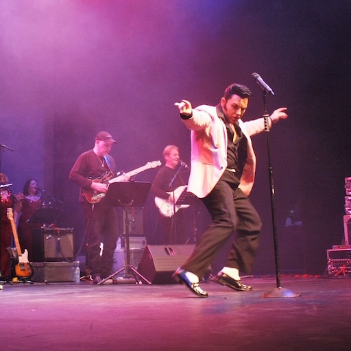 Live musicians performing at an event