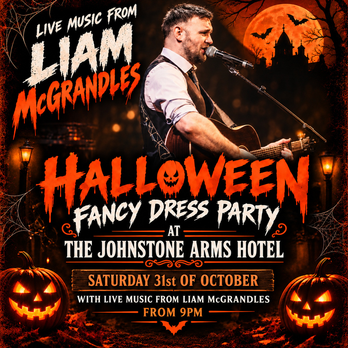 Halloween Fancy Dress Party with Liam McGrandles