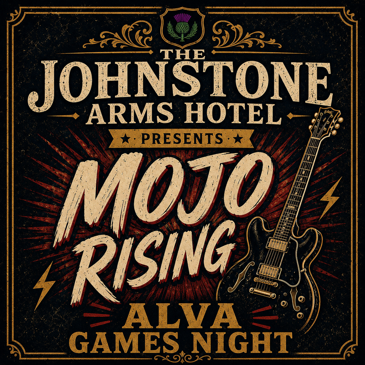 Mojo Rising at The Johnstone Arms Hotel