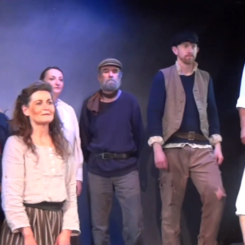 Alman Dramatic Club cast during The Silver Darlings