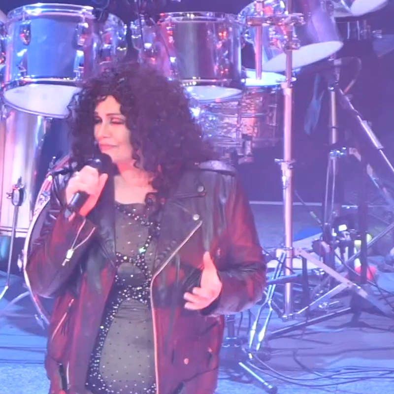 Cher tribute artist performing live at the SEC Armadillo
