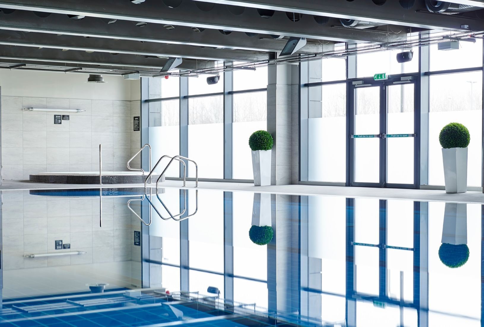 Indoor swimming pool at Village Hotel Aberdeen